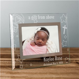 New Baby Glass Personalized Picture Frame | Baby Frames