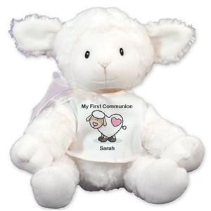 Personalized First Communion Lamb GU319736-7255