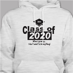 Personalized When I Grow Up Graduation Hooded Sweatshirt | Personalized Grad Gifts