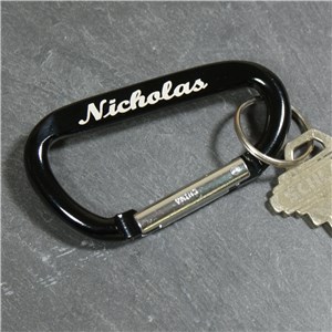 Personalized Carabiner Key Chain | Personalized Dad Accessories