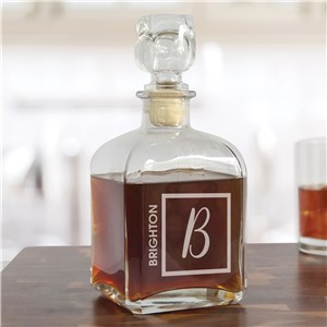 Engraved Bar Gifts | Engraved Glass Decanter