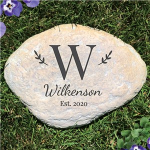 Personalized Yard Decoration | Engraved Garden Stone