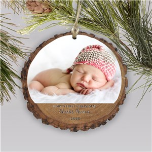 Baby's First Christmas Photo Ornament | Personalized Baby's First Christmas Ornaments