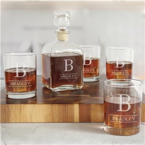 Personalized Decanter Set | Engraved Bar Gifts 