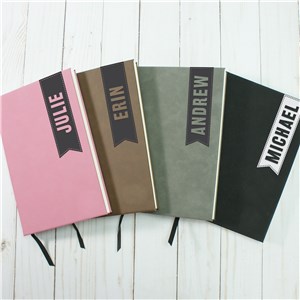 Bookmark Personalized Leather Journal | Leather Notebooks