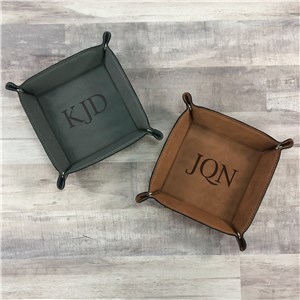 Leatherette Snap Tray | Personalized Valet Tray