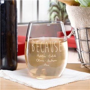 Mom Stemless Wine Glass | Funny Mom Gifts