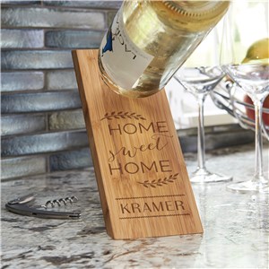 Wooden Wine Bottle Balancer | Housewarming Gifts For Wine Lovers