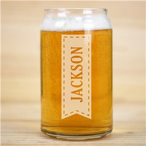 Personalized Beer Can Glass | Gifts For Beer Lovers