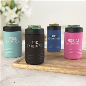 Engraved Groomsmen Insulated Beverage Holder