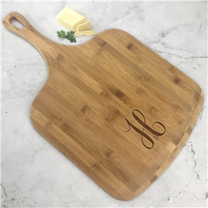 Engraved Single Initial Pizza Board