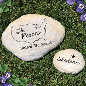 Engraved United Family Garden Stone L59414X