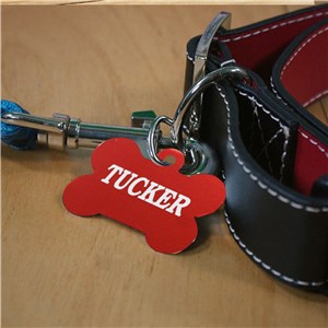 Personalized Carabiner Dog Bone Tag L716165X