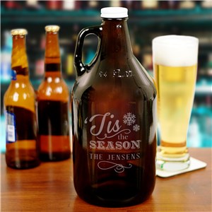 Engraved Winter Beer Growler | Personalized Growlers