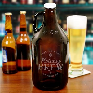 Holiday Beer Growler | Personalized Beer Growlers