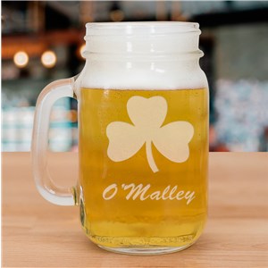 Irish Mason Jar | St. Patrick's Day Glass