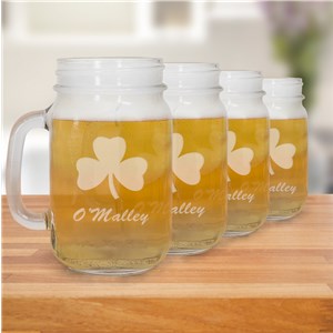 Irish Mason Jar Set | Irish Glassware