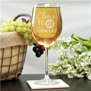 Birthday Wine Glass L9429X