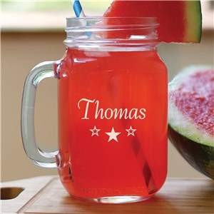 Patriotic Stars Mason Jar L953271