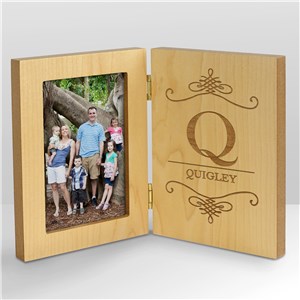 Personalized Family Hinged Wood Frame | Personalized Picture Frames