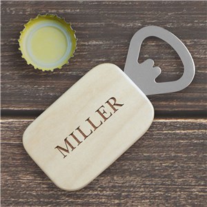 Any Name Engraved Bottle Opener | Personalized Bar Gifts For Dad