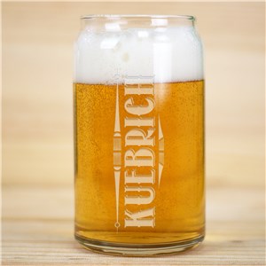 Engraved Any Name Beer Glass | Beer Glass For Him