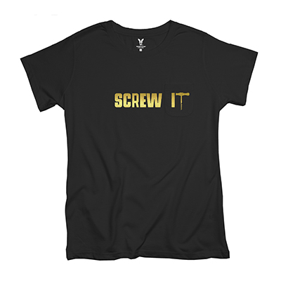 Screw It Wine Ladies Pocket T-Shirt LPT311312X