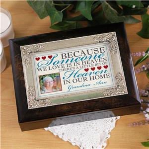 Personalized Memorial Music Keepsake Box | Personalized Keepsake Box