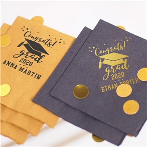 Personalized Congrats Grad Napkins NP0208-9013