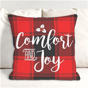 Comfort And Joy Throw Pillow | Christmas Throw Pillows