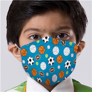 Sports-Themed Kids' Face Mask