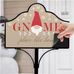 Gnome Place Like Home Magnetic Garden Sign NPV1354134