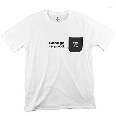 Change is Good Pocket T-Shirt PT311204X