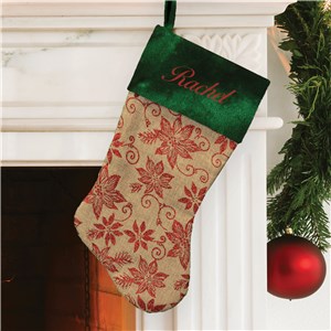 Classic Personalized Christmas Stocking | Unique Christmas Stocking