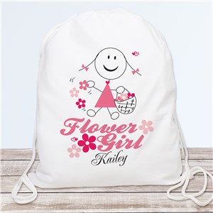 Personalized Flower Girl Sports Bag | Personalized Flower Girl Bags