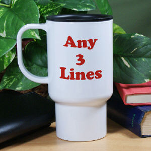 Any Message Personalized Travel Mug T231810