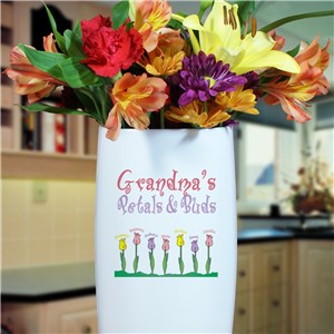 Personalized Tulips | Customized Vase