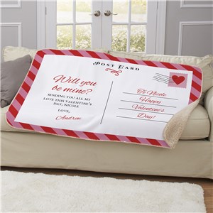 Personalized Valentine's Day Gifts For Her | Will You Be Mine Blanket