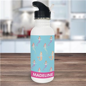 Personalized Mermaid Water Bottle U1044020