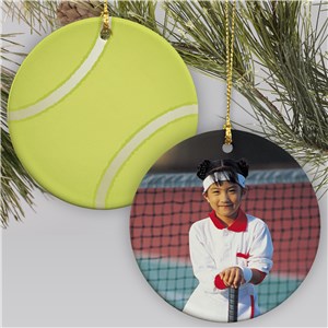 Sports Photo Ornament-Tennis | Personalized Sports Ornaments