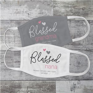 Personalized Blessed Face Mask