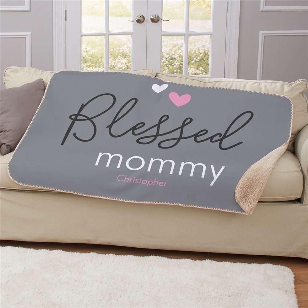 Personalized Blessed Sherpa Blanket