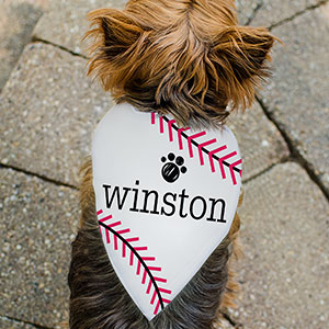 Personalized Sports Pet Bandana | Personalized Pet Bandanas