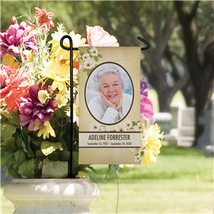 Personalized Photo Memorial Mini Garden Flag