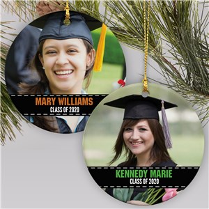 Personalized Graduation Photo Ornament | Graduation Gifts