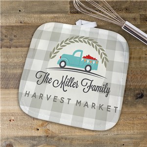 Harvest Market Personalized Pot Holder | Personalized Pot Holder