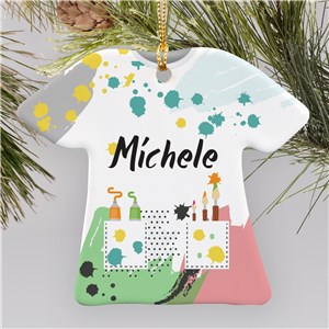 Personalized Artist Ornaments | Artist Christmas Tree Ornament