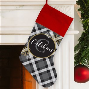 Christmas Stockings | Personalized Plaid Stockings