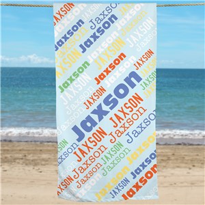 Personalized Kids Towels | Beach Towels With Name