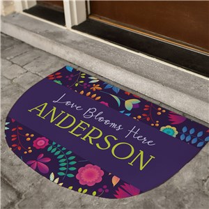 Spring Doormat | Colorful Personalized Doormat